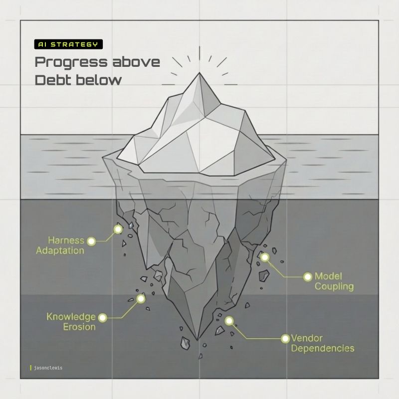 Progress Above, Debt Below